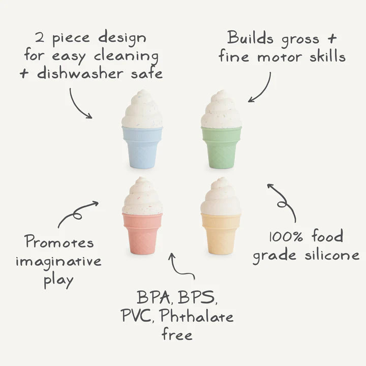 Mushie Mix and Match Ice Cream Toy