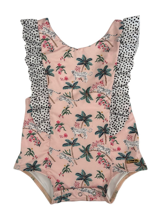 Martinas Bay Vestido de baño  “Palmeras Puntos“