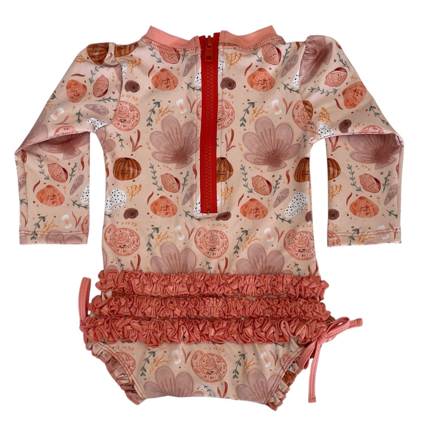 Martinas Bay Vestido de baño  “Conchas Marinas“ Manga Larga