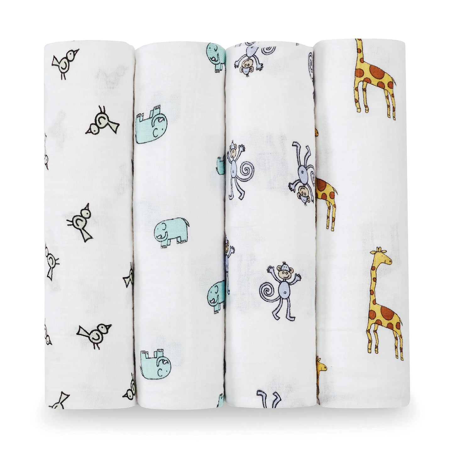 Aden + Anais Classic Muslin Swaddle Blankets 4 Pack