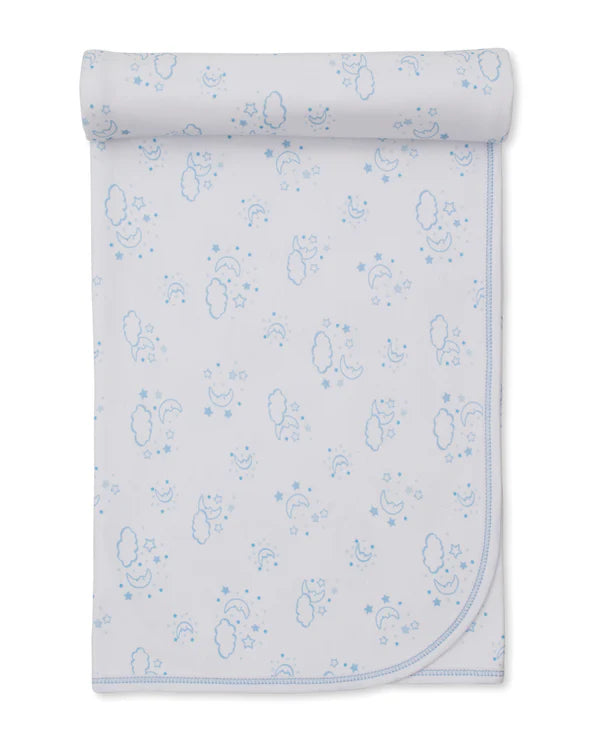 Kissy Kissy Cheerful Good N-Jacquard PRT Blanket Blue