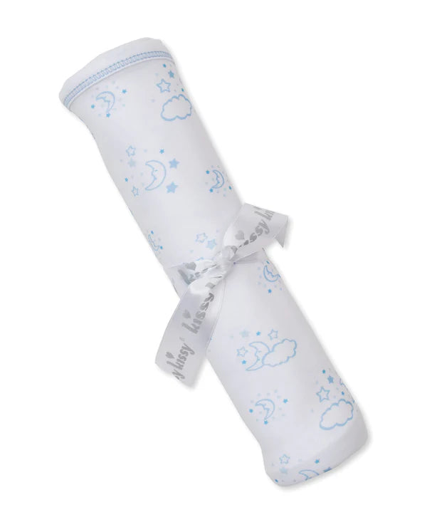 Kissy Kissy Cheerful Good N-Jacquard PRT Blanket Blue