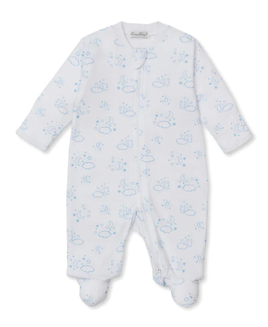 Kissy Kissy Cheerful Good N-Footie w/ Zip Blue