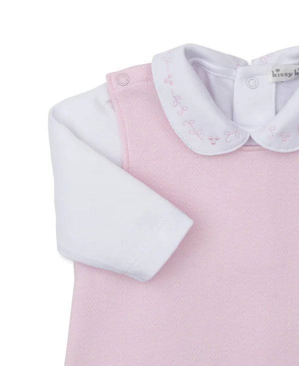 Kissy Kissy Sweet Homecomin-Jacquard Footie