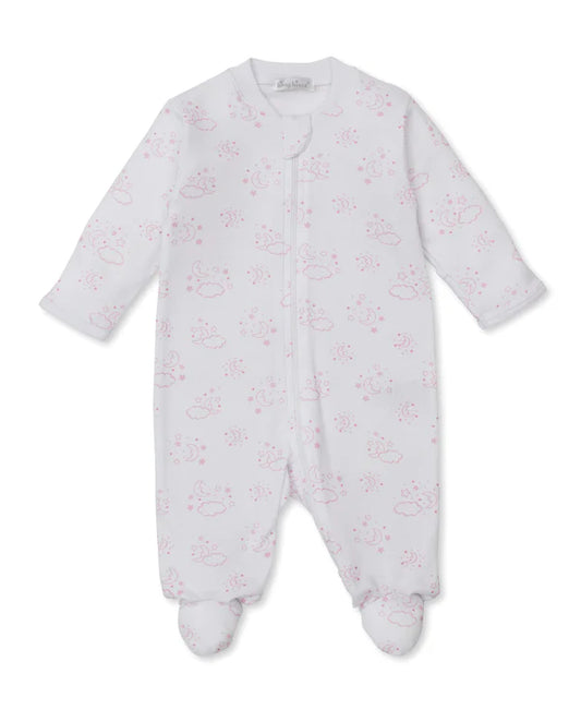 Kissy Kissy Cheerful Good N-Footie w/ Zip Pink