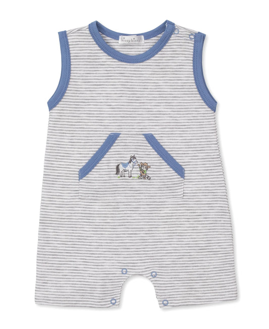 Kissy Kissy Cowpokes Roundu-Slvless Playsuit STR