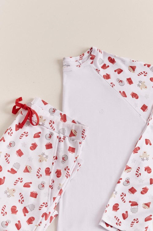 Babycottons Pijama Atlanta Mom & Dad Christmas Pima