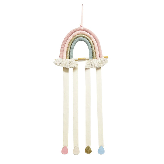 Tarán Bright Rainbow Drops Clip Hanger