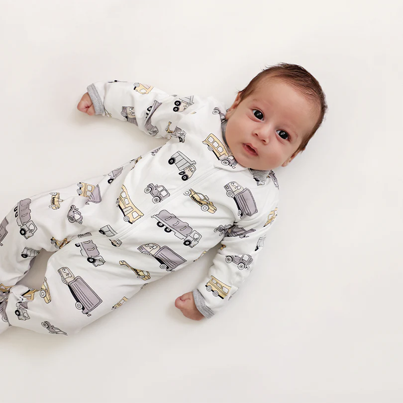 Noomie Zipper Footie Transportation