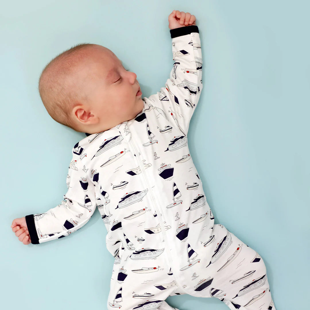 Noomie Zipper Footie Yachts