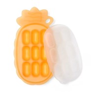 Haakaa Pineapple Silicone Nibble Tray Tangerine 1pc