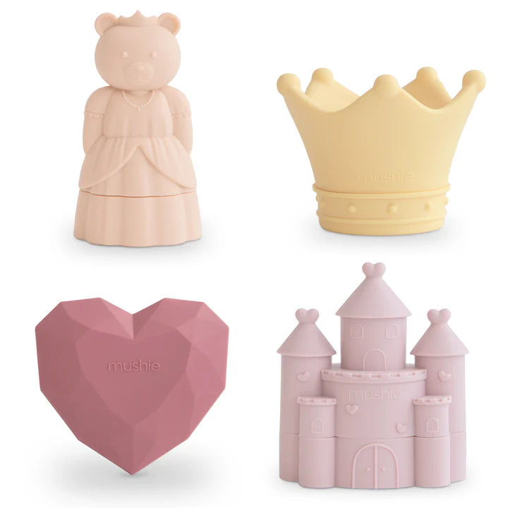 Mushie Mold Free Bath Play Set - 4 Pack