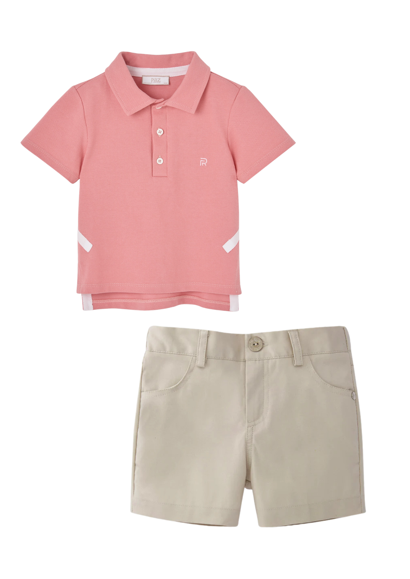 Paz Rodriguez Camisa Polo + Pantalon Corto "Baño V26" Orquides