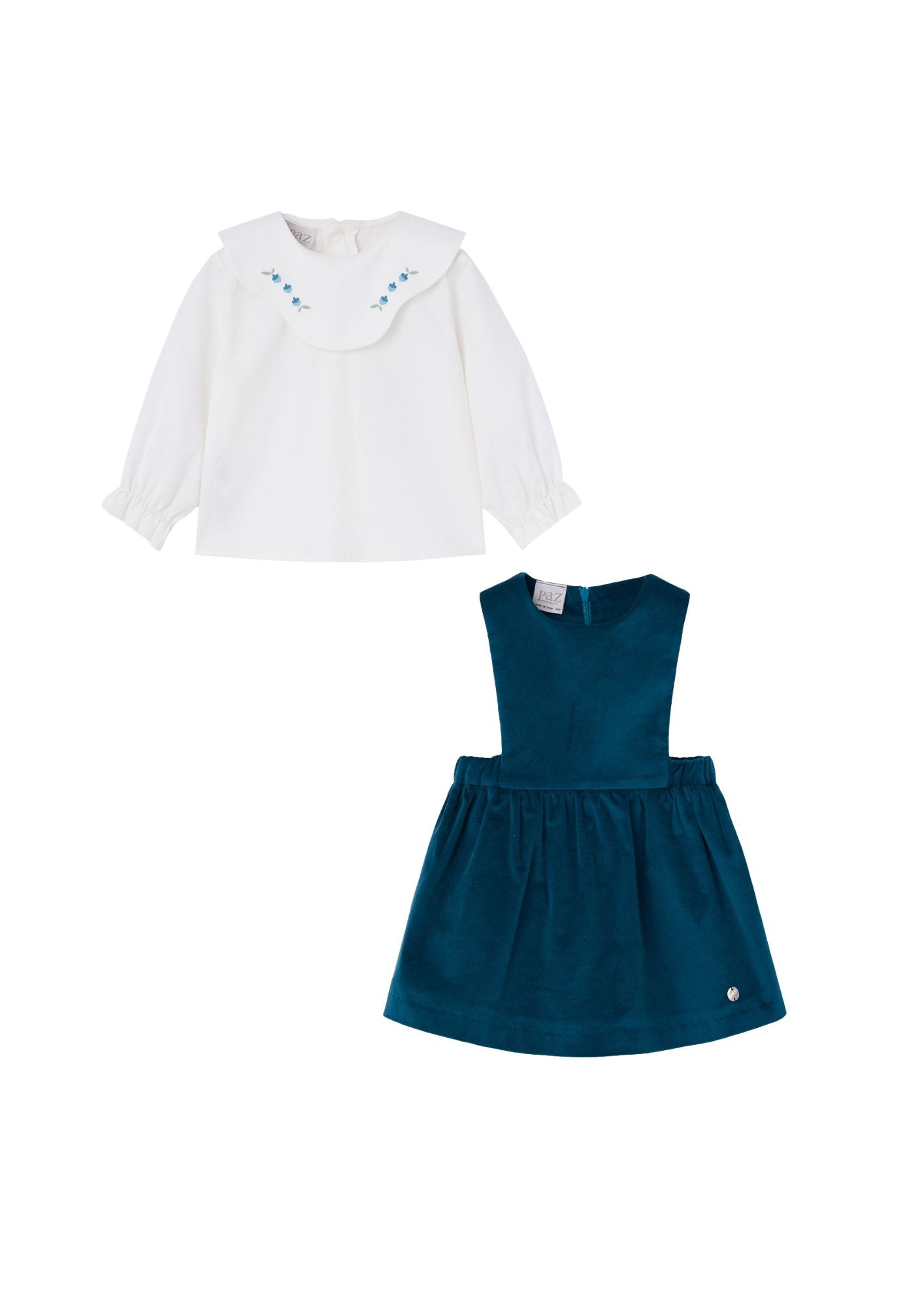 Paz Rodriguez CTO. Blusa + Pichy "Quinta"