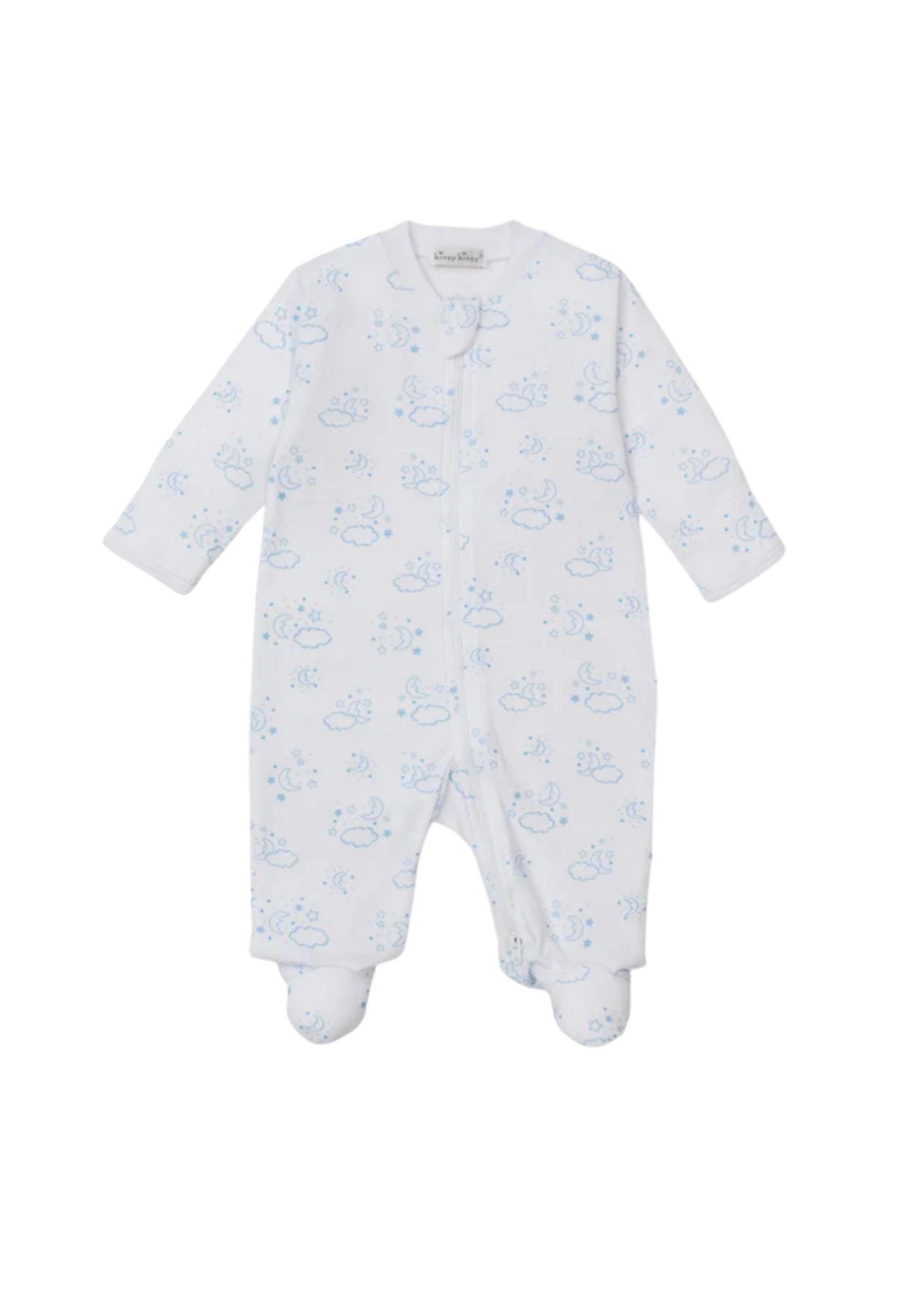 Kissy Kissy Cheerful Good N-Footie w/ Zip Blue