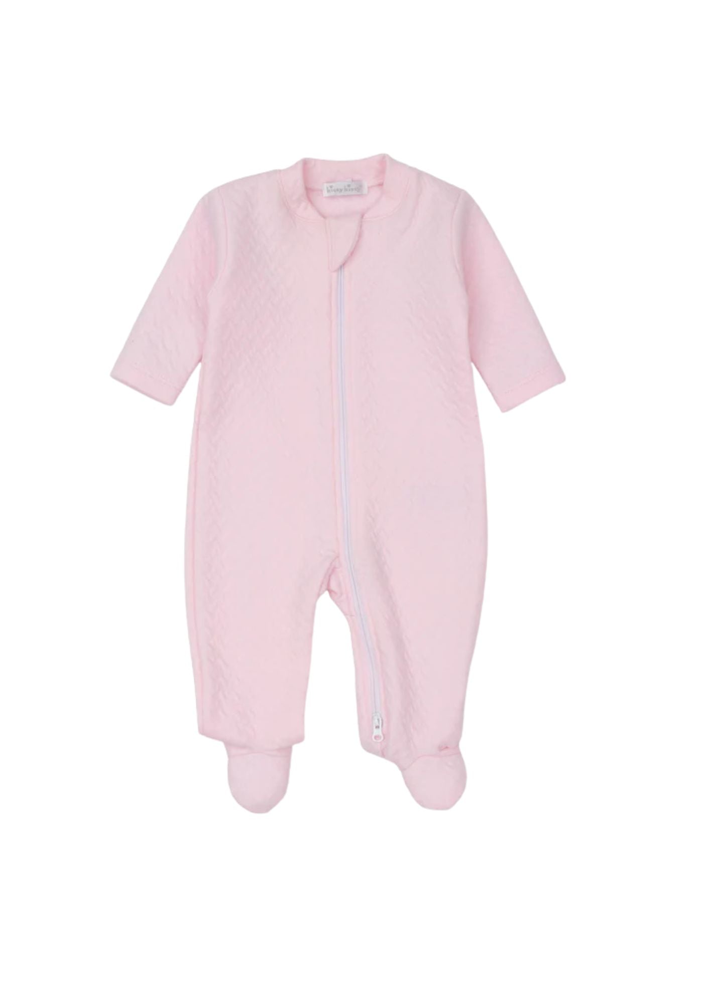 Kissy Kissy Classic Jacquar-Jacquard Footie w/ Zip