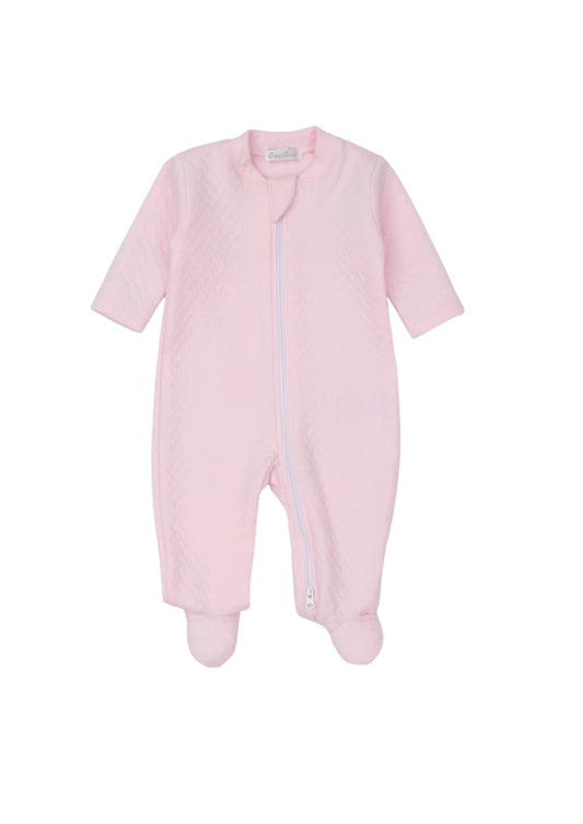 Kissy Kissy Classic Jacquar-Jacquard Footie w/ Zip