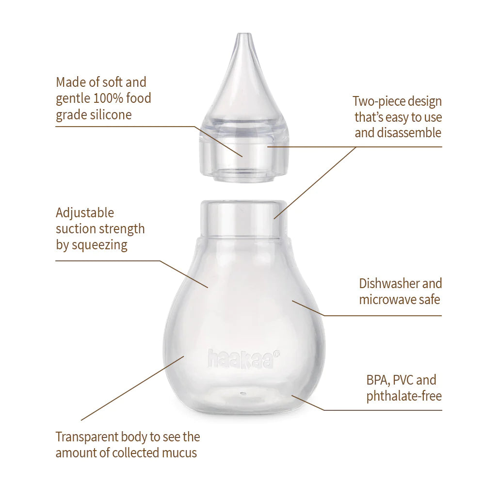 Haakaa Easy-Squeezy Silicone Bulb Syringe
