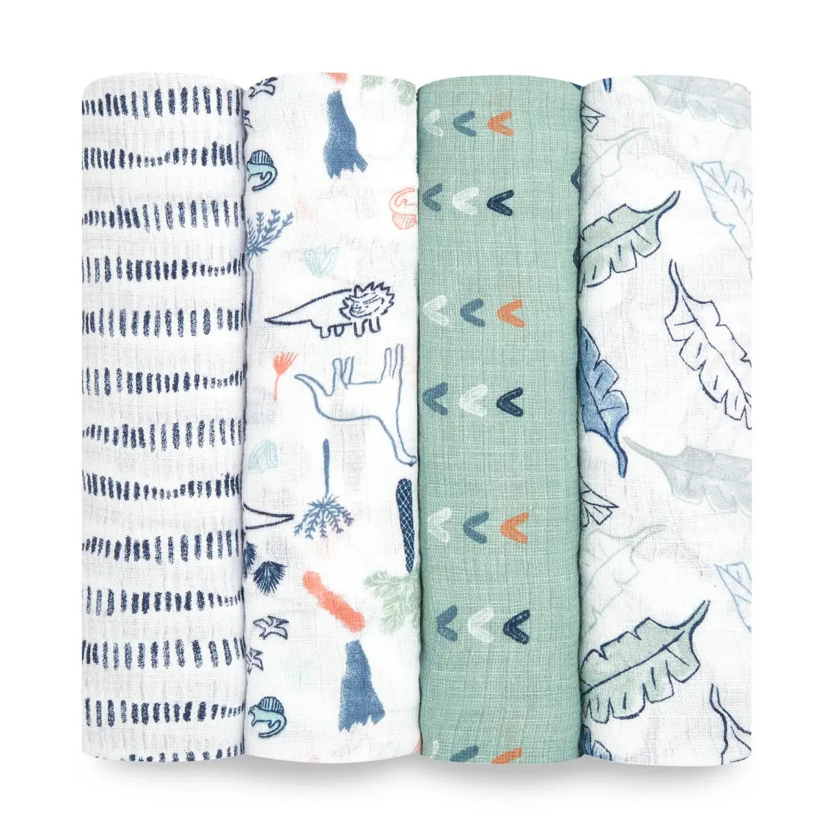 Aden + Anais Classic Muslin Swaddle Blankets 4 Pack