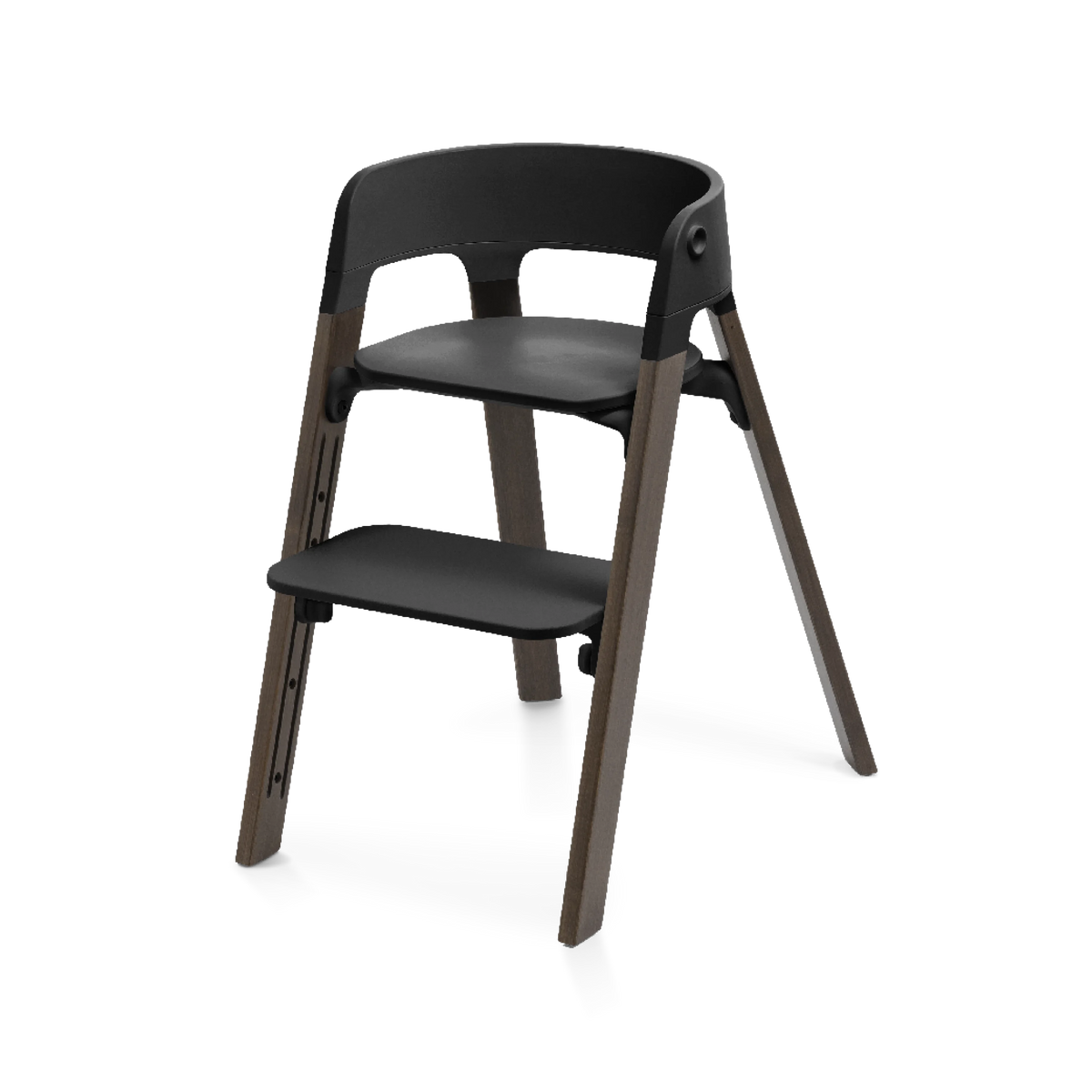 Stokke Steps High Chair (Black / Warm Brown)