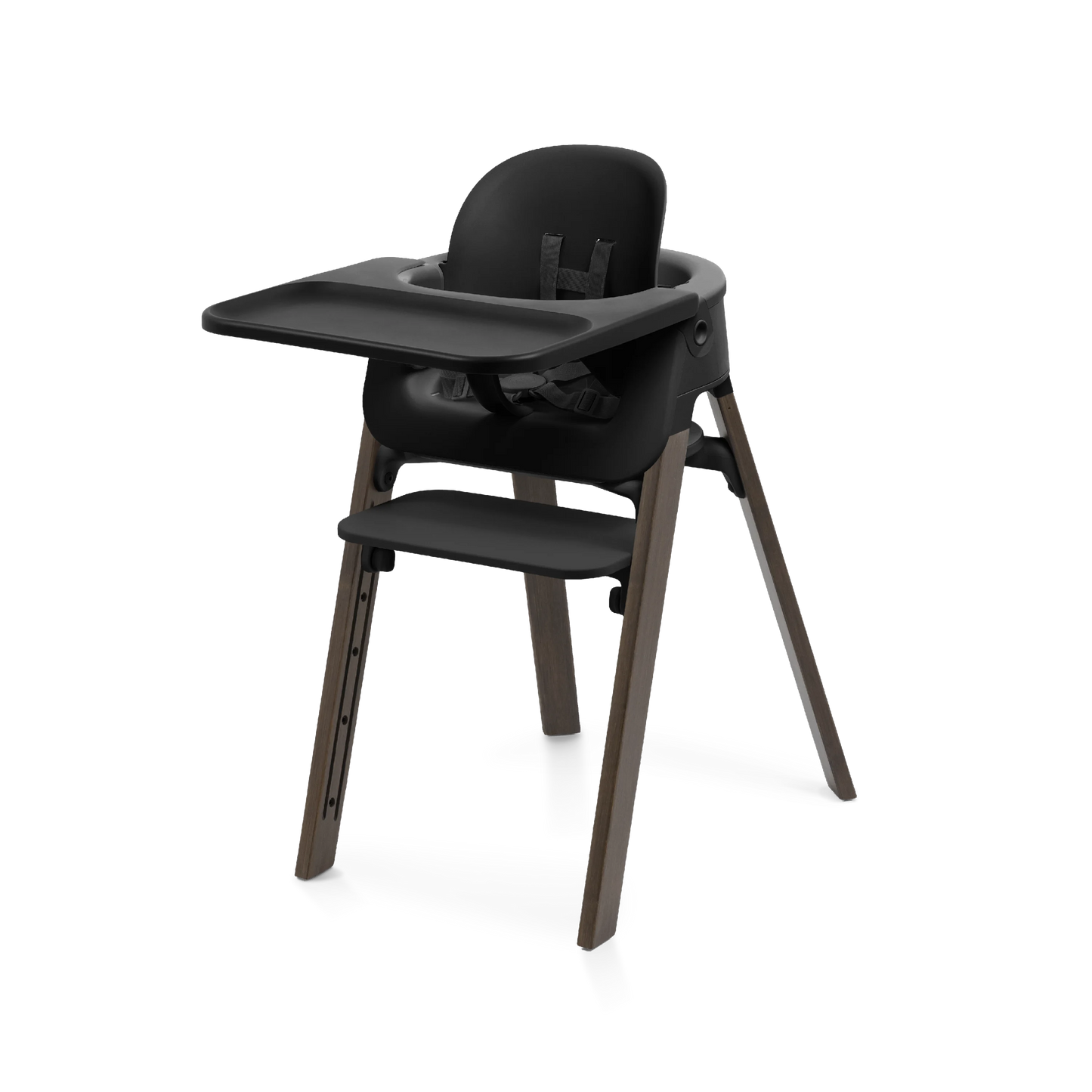 Stokke Steps High Chair (Black / Warm Brown)