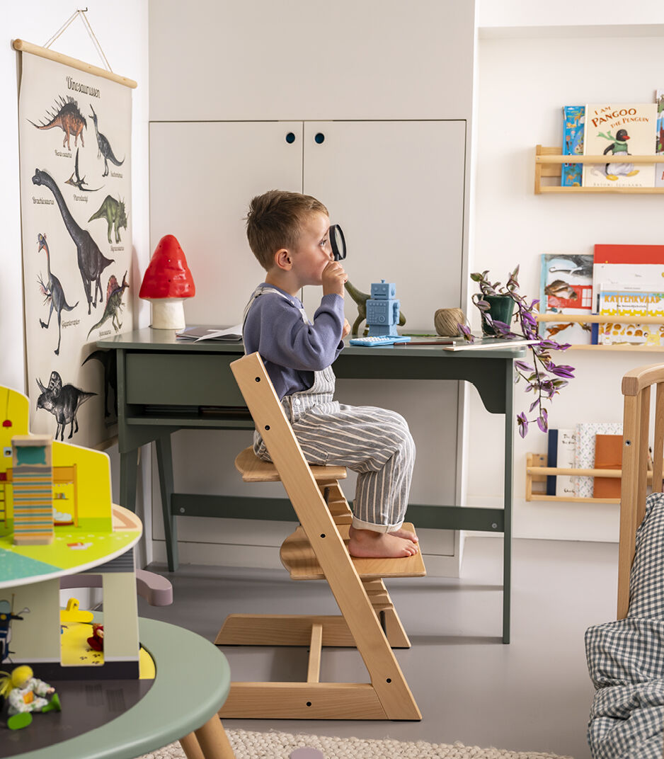 Stokke Tripp Trapp Wood High Chair with Tray