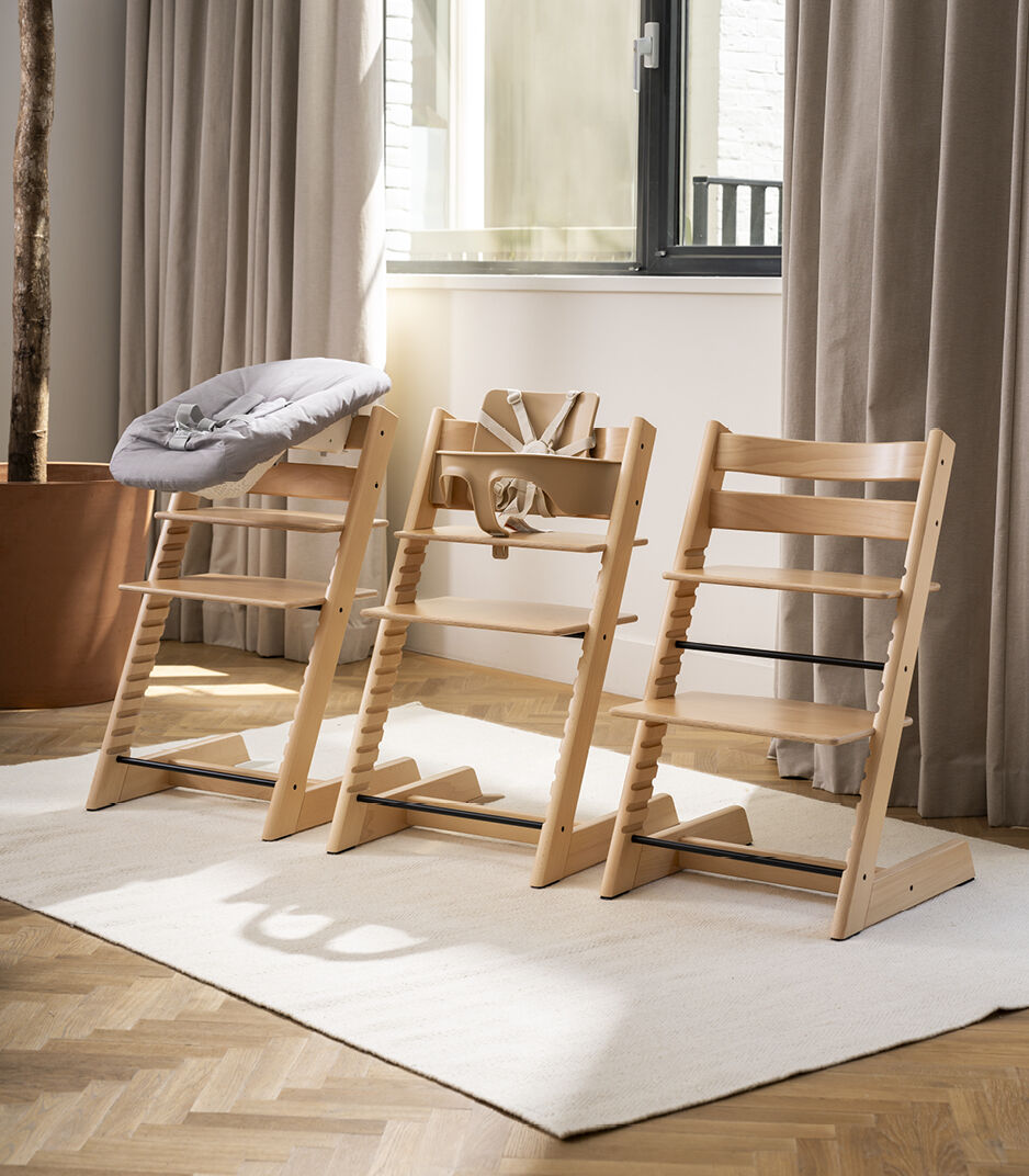 Stokke Tripp Trapp Wood High Chair with Tray