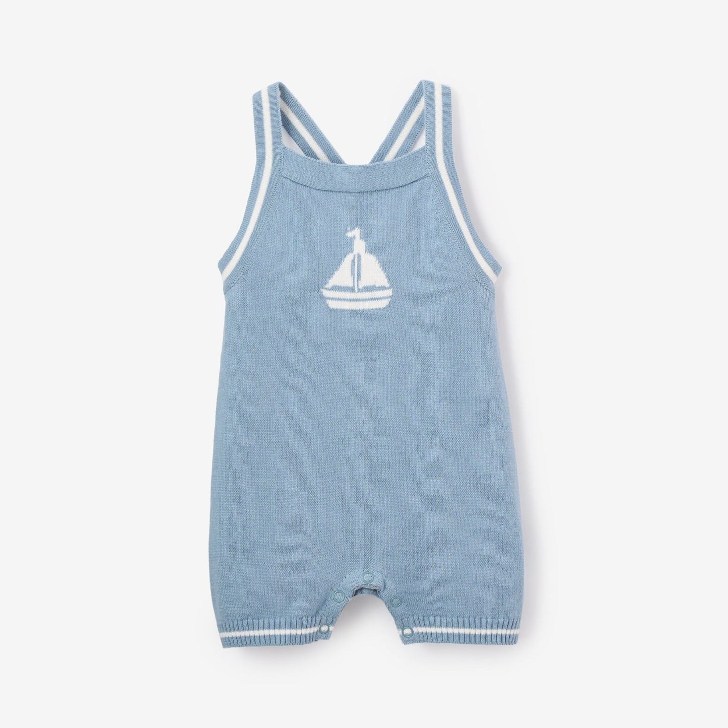Elegant Baby Nautical Knit Overall