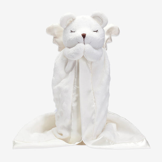 Elegant Baby Prayer Bear - Mini Blankie