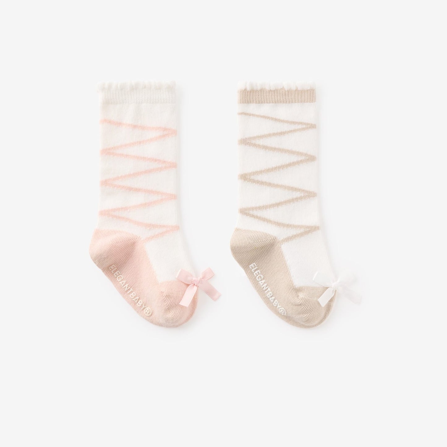 Elegant Baby Ballet Knee Socks 2 Pk 0-12 Months