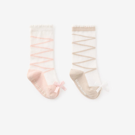 Elegant Baby Ballet Knee Socks 2 Pk 0-12 Months
