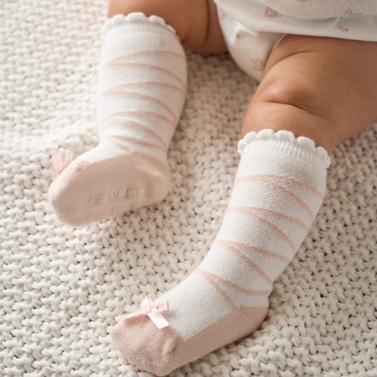 Elegant Baby Ballet Knee Socks 2 Pk 0-12 Months