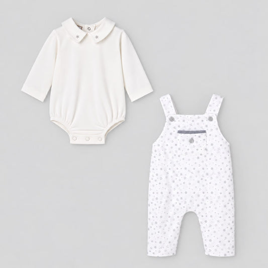 Paz Rodriguez  Body Jersey Greco + Peto Largo Micropana Estampada "Nadal"