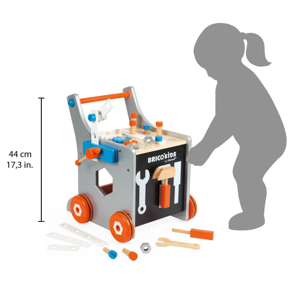 Janod Brico'Kids Magnetic Diy Trolley (Wood)