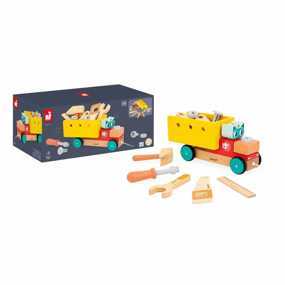 Janod Brico'Kids Pull Truck
