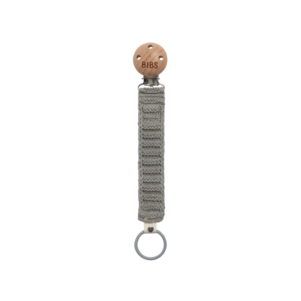 BIBS Pacifier Clip Knitted
