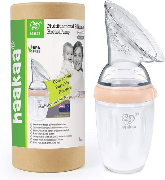 Haakaa Multifunctional Silicone Breast Pump 3 Generación (250 ml)