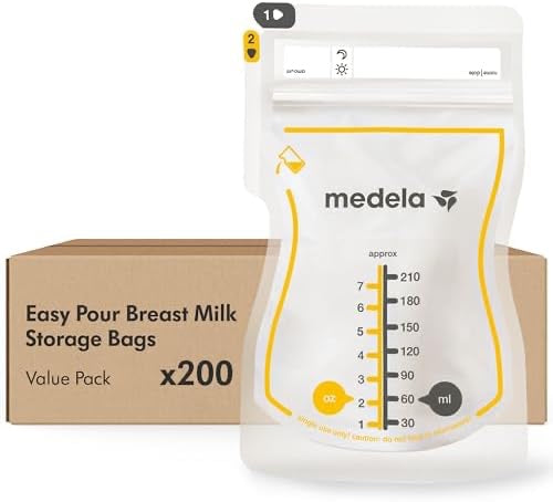 Medela Bolsas para Almacenar Leche Materna 200 Unidades