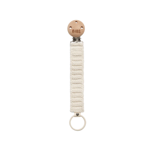 BIBS Pacifier Clip Knitted