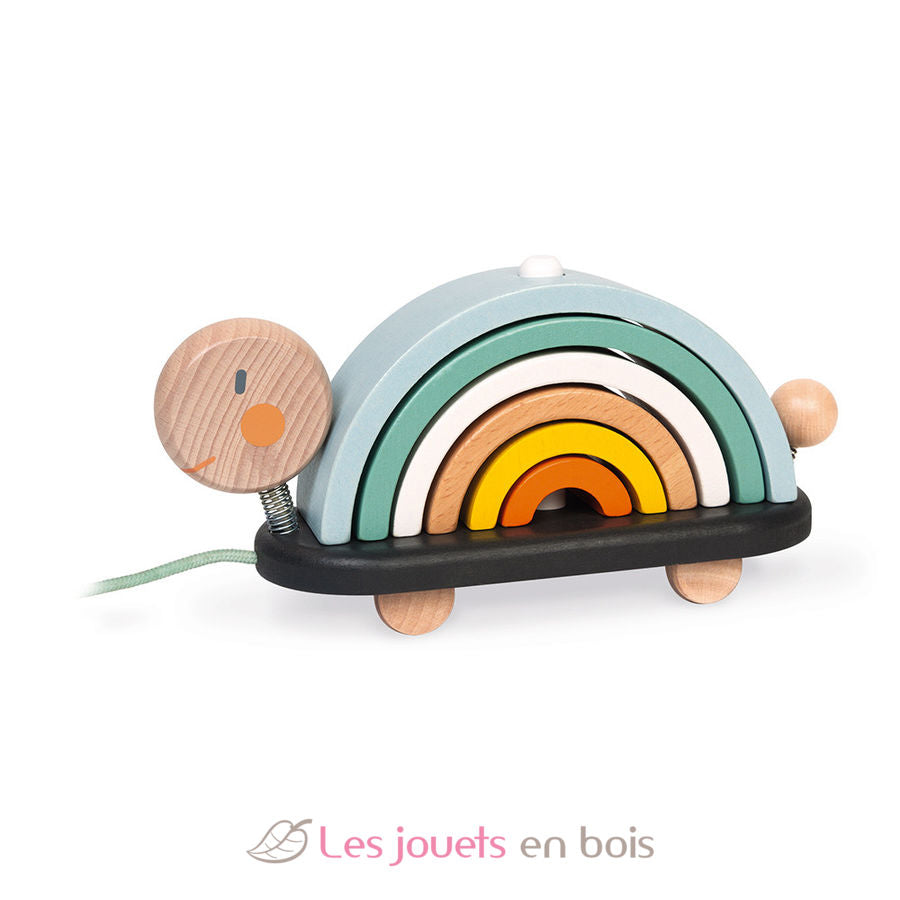 Janod Sweet Cocoon Rainbow Turtle
