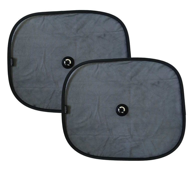 Ezimoov Suction Cup Car Side Window Retractable Sunshade x2