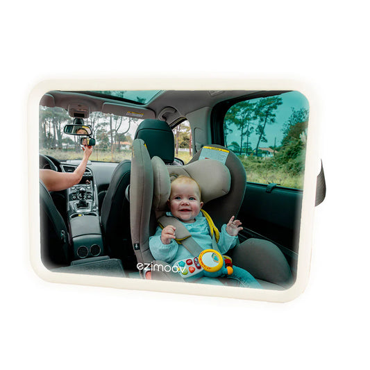 Ezimoov Car Rear View Mirror With Led
