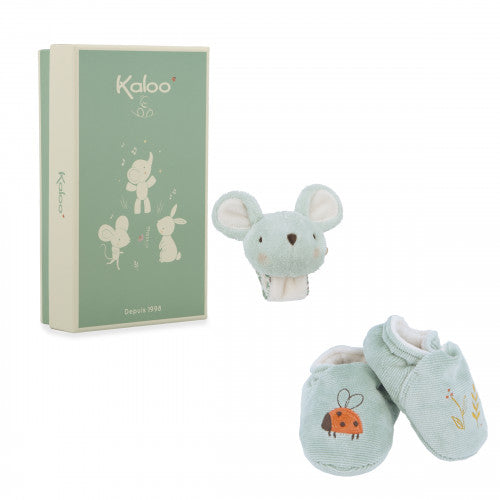 Kaloo Sound Wristband & Slippers Gift Box Rabbit
