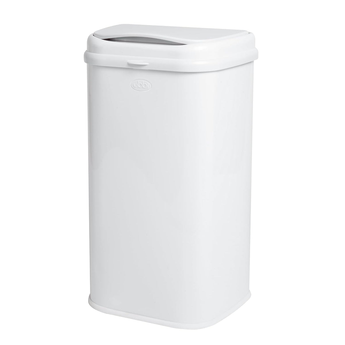 Ubbi Venti Stainless Steel Diaper Pail White