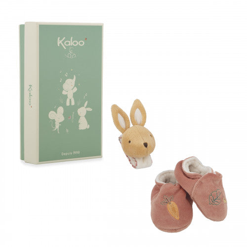 Kaloo Sound Wristband & Slippers Gift Box Rabbit
