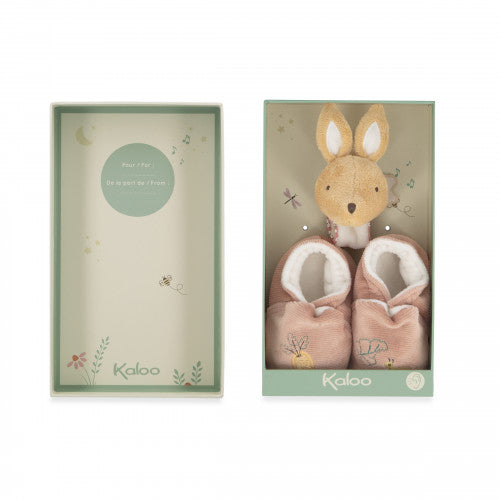 Kaloo Sound Wristband & Slippers Gift Box Rabbit