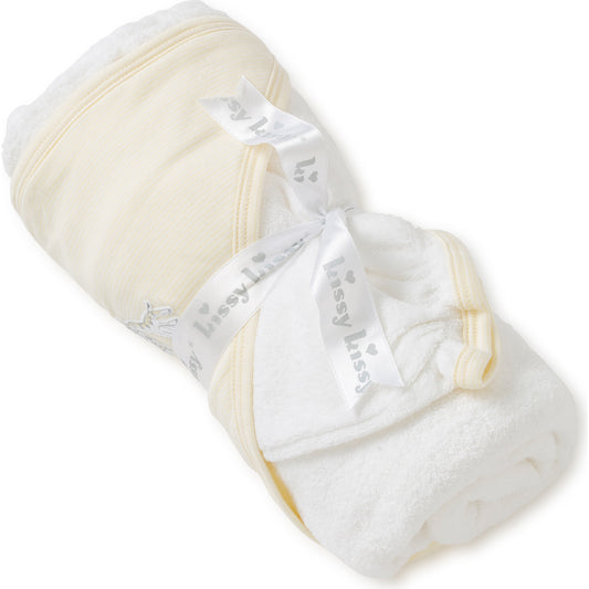 Kissy Kissy Giraffe Generations Stripe Towel w/Mitt