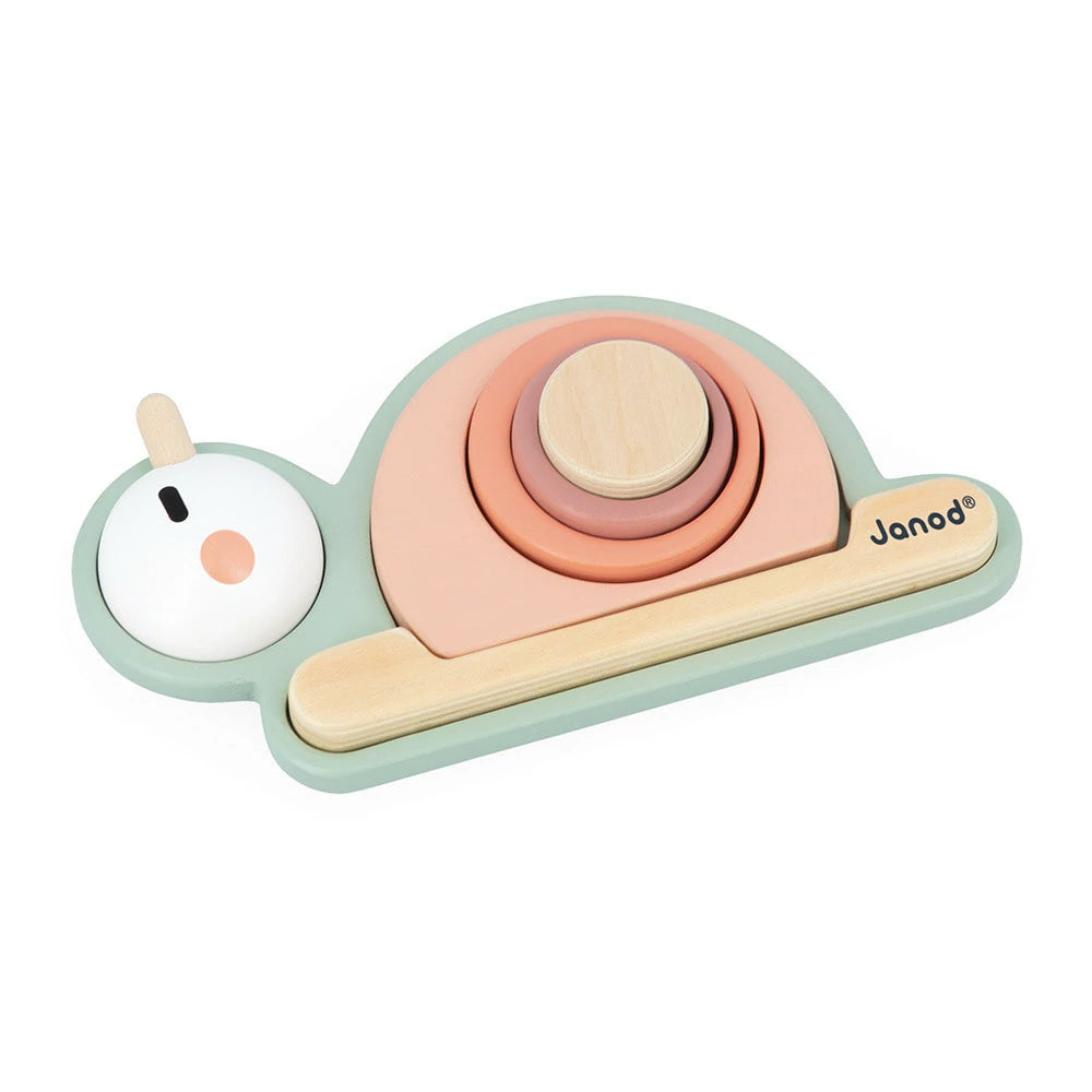 Janod Stackable Sensory Snail Sweet Cocoon