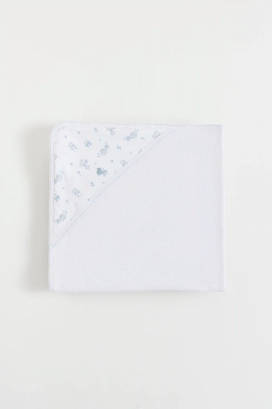 Babycottons Toalla Chica Little Panda Blue