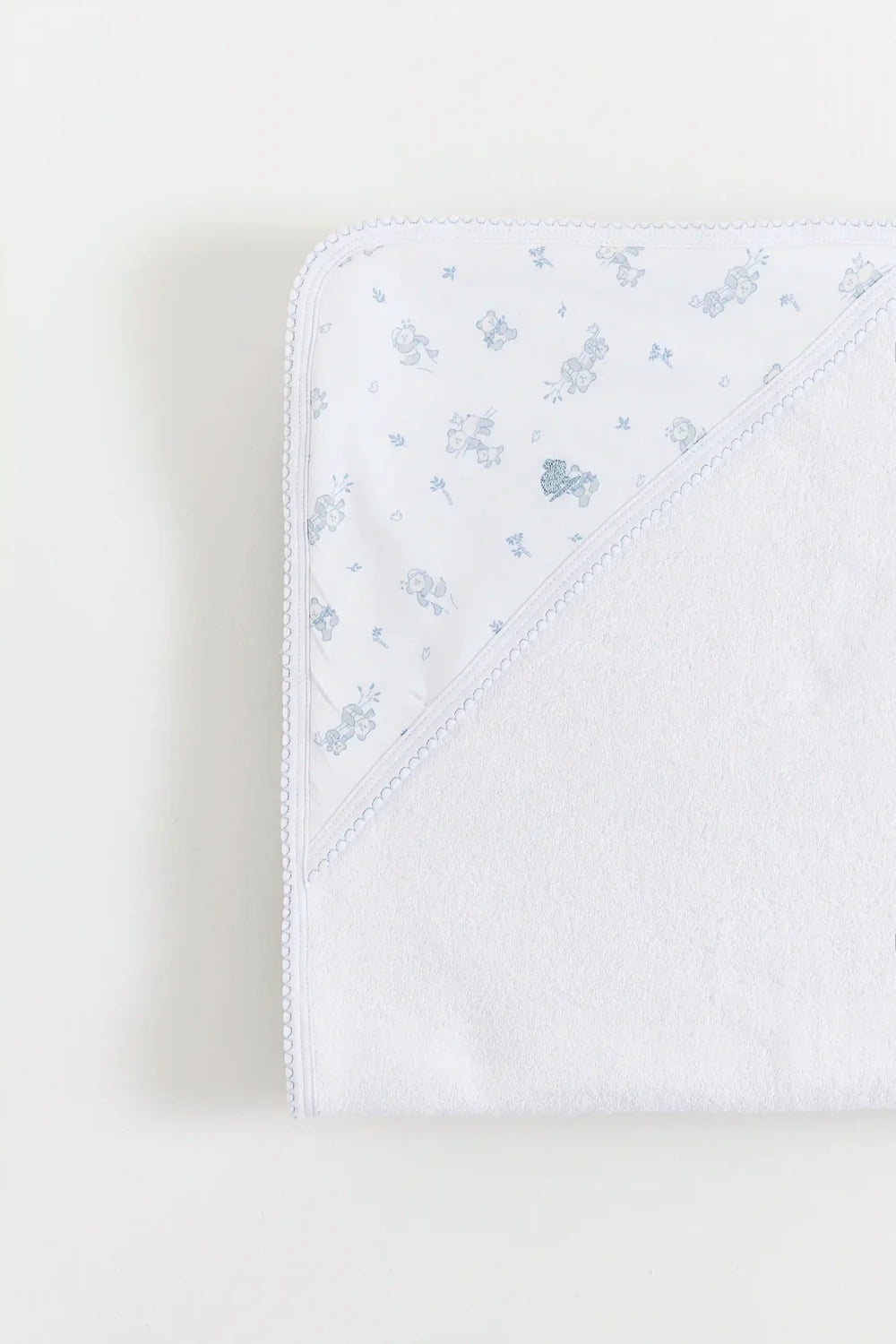 Babycottons Toalla Chica Little Panda Blue